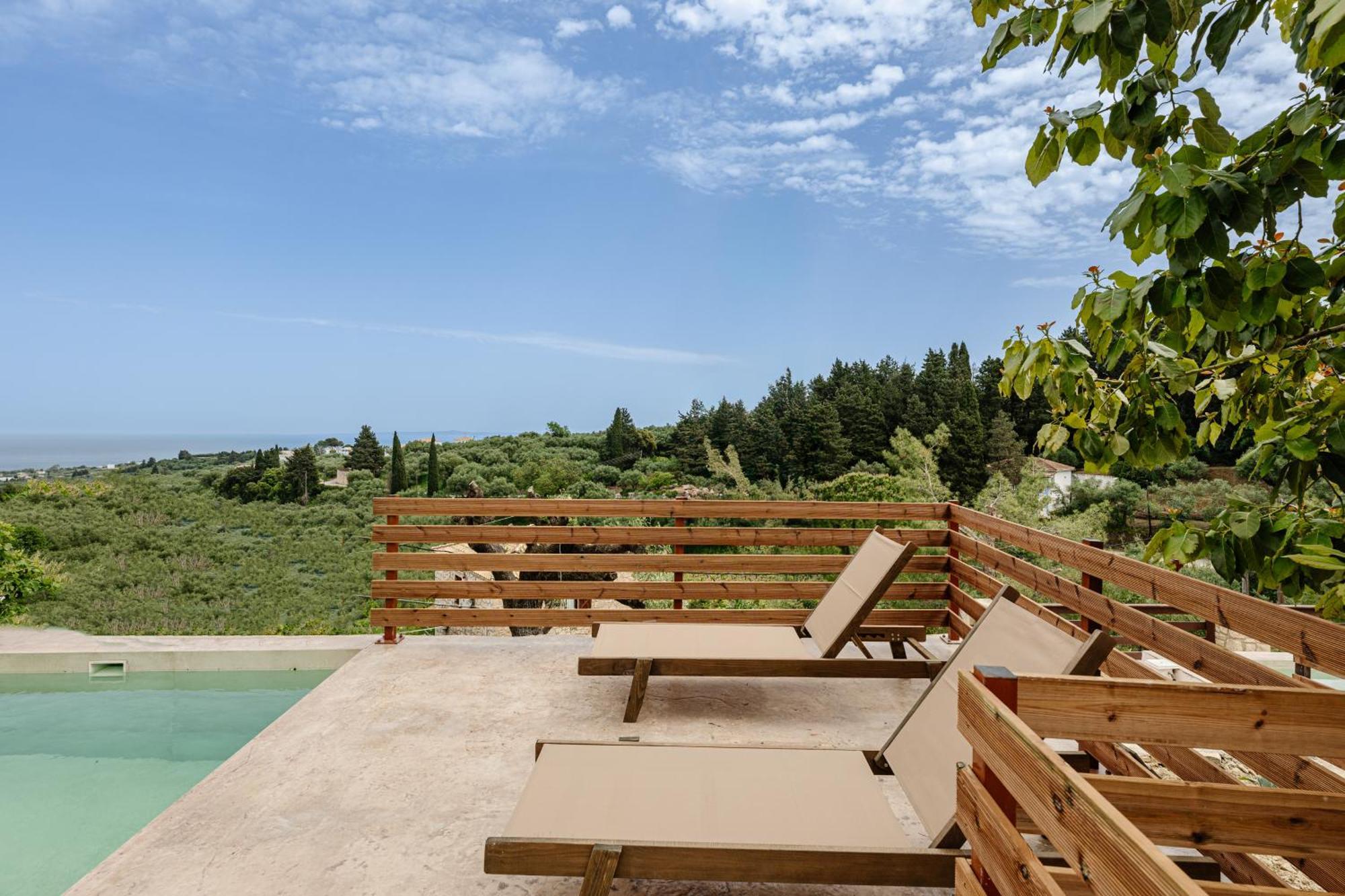 Vozas Villas - Traditional Houses With Great View Tragaki Exterior foto